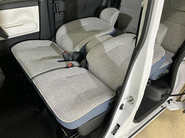 ムーヴキャンバスストライプスＧ　届出済未使用車　スマートアシスト届出済未使用車スマートアシスト　両側リヤパワースライドドア　プッシュボタンエンジンスタート　ＬＥＤヘッドライト　コーナーセンサー　オートライト　オートエアコン　シートヒーター　バックカメラ　ＡＢＳ（京都府）の中古車