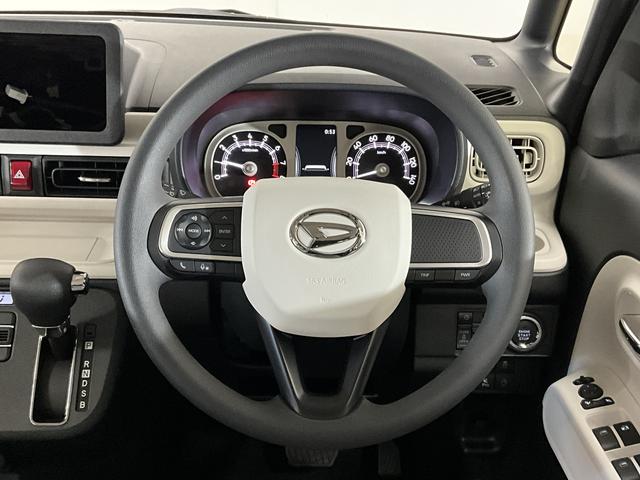 ムーヴキャンバスストライプスＧ　届出済未使用車　スマートアシスト届出済未使用車スマートアシスト　両側リヤパワースライドドア　プッシュボタンエンジンスタート　ＬＥＤヘッドライト　コーナーセンサー　オートライト　オートエアコン　シートヒーター　バックカメラ　ＡＢＳ（京都府）の中古車