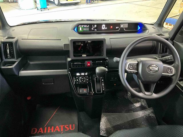 タントカスタムＸ　届出済未使用車ダイハツ認定中古車　アイドリングストップ　予防安全機能スマートアシスト搭載　オートライト　オートマチックハイビーム　ＬＥＤヘッドライト　パノラマモニター　キーフリーキー　電動格納ミラー　シートヒーター（京都府）の中古車