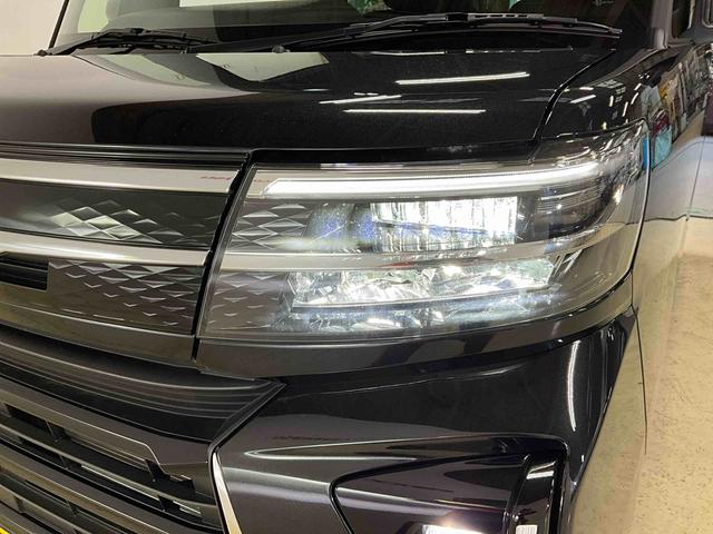 タントカスタムＸ　届出済未使用車ダイハツ認定中古車　アイドリングストップ　予防安全機能スマートアシスト搭載　オートライト　オートマチックハイビーム　ＬＥＤヘッドライト　パノラマモニター　キーフリーキー　電動格納ミラー　シートヒーター（京都府）の中古車