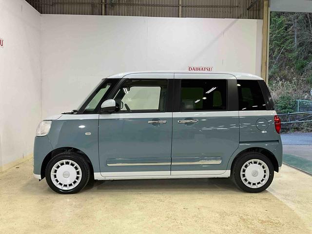 ムーヴキャンバスストライプスG 届出済未使用車 スマートアシスト届出済未使用車 スマートアシスト バックカメラ 両側リヤパワースライドドア プッシュボタンエンジンスタート LEDヘッドライト コーナーセンサー オートエアコン オートライト シートヒーター ABS(京都府)の中古車