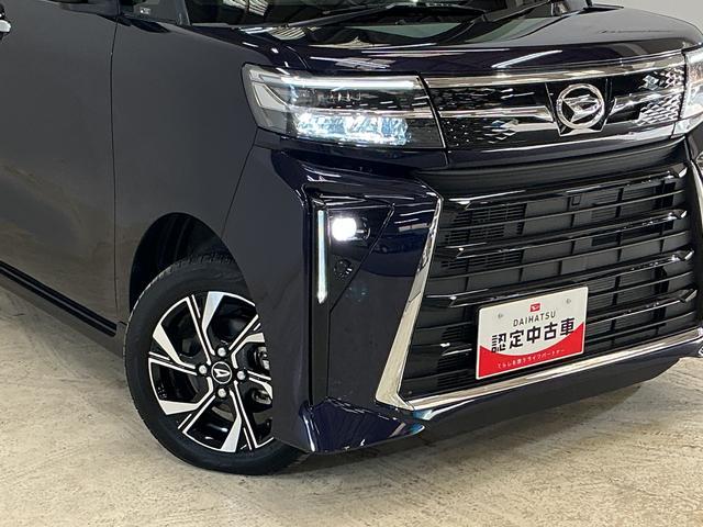 タントカスタムＸ　４ＷＤ　アイドリングストップ非装着車４ＷＤ　スマートアシスト　バックカメラ　プッシュボタンエンジンスタート　両側リヤパワースライドドア　バックカメラ　コーナーセンサー　オートエアコン　ＬＥＤヘッドライト　オートライト　シートヒーター（京都府）の中古車