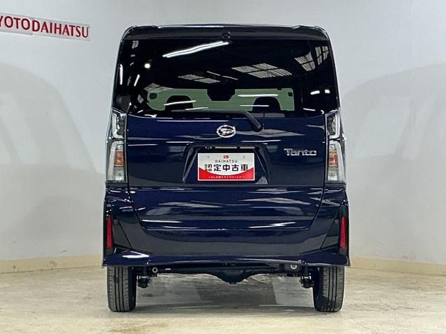 タントカスタムＸ　４ＷＤ　アイドリングストップ非装着車４ＷＤ　スマートアシスト　バックカメラ　プッシュボタンエンジンスタート　両側リヤパワースライドドア　バックカメラ　コーナーセンサー　オートエアコン　ＬＥＤヘッドライト　オートライト　シートヒーター（京都府）の中古車
