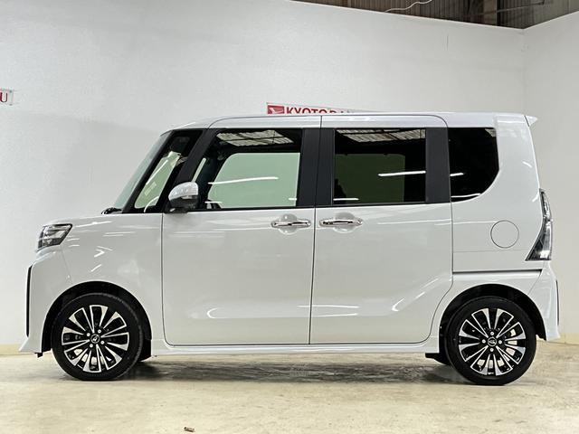 タントカスタムＲＳ　ターボ　ディスプレイオーディオ　バックカメラターボ　ディスプレイオーディオ　バックカメラ　両側電動スライドドア　シートヒーター　コーナーセンサー　電子パーキング　オートブレーキホールド　オートマチックハイビーム　１５インチ純正アルミホイール（京都府）の中古車