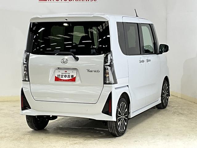 タントカスタムＲＳ　ターボ　ディスプレイオーディオ　バックカメラターボ　ディスプレイオーディオ　バックカメラ　両側電動スライドドア　シートヒーター　コーナーセンサー　電子パーキング　オートブレーキホールド　オートマチックハイビーム　１５インチ純正アルミホイール（京都府）の中古車