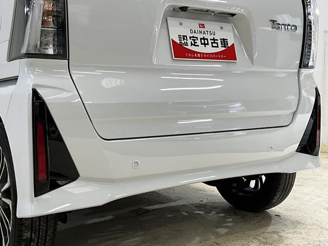 タントカスタムＲＳ　ターボ　ディスプレイオーディオ　バックカメラターボ　ディスプレイオーディオ　バックカメラ　両側電動スライドドア　シートヒーター　コーナーセンサー　電子パーキング　オートブレーキホールド　オートマチックハイビーム　１５インチ純正アルミホイール（京都府）の中古車