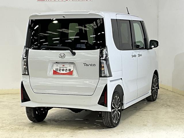 タントカスタムRS デモカー ターボ 4WD ETC バックカメラデモカー ターボ 4WD ETC バックカメラ 両側電動スライドドア 前後コーナーセンサー 前席シートヒーター アダプティブクルーズコントロール オートブレーキホールド オートマチックハイビーム(京都府)の中古車