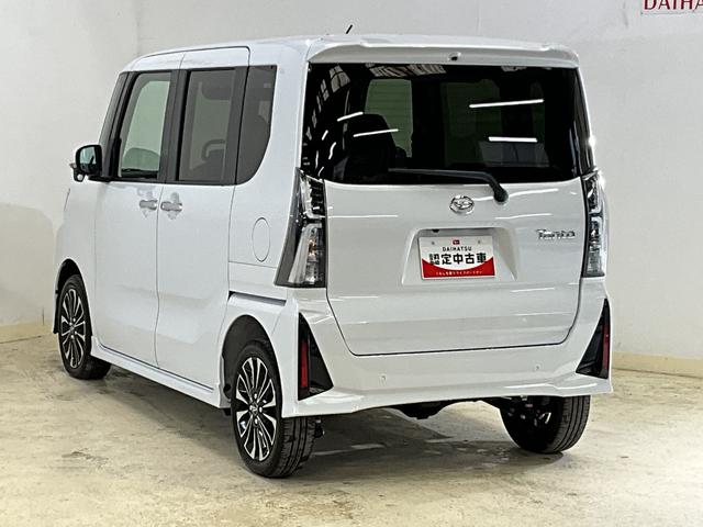 タントカスタムRS デモカー ターボ 4WD ETC バックカメラデモカー ターボ 4WD ETC バックカメラ 両側電動スライドドア 前後コーナーセンサー 前席シートヒーター アダプティブクルーズコントロール オートブレーキホールド オートマチックハイビーム(京都府)の中古車