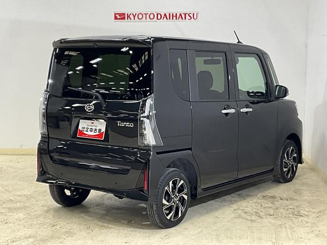 タントカスタムX 4WD バックカメラ 両側電動スライドドアワンオーナー 4WD バックカメラ 両側電動スライドドア 前後コーナーセンサー 前席シートヒーター 電子パーキング オートブレーキホールド オートマチックハイビーム 14インチ純正アルミホイール(京都府)の中古車
