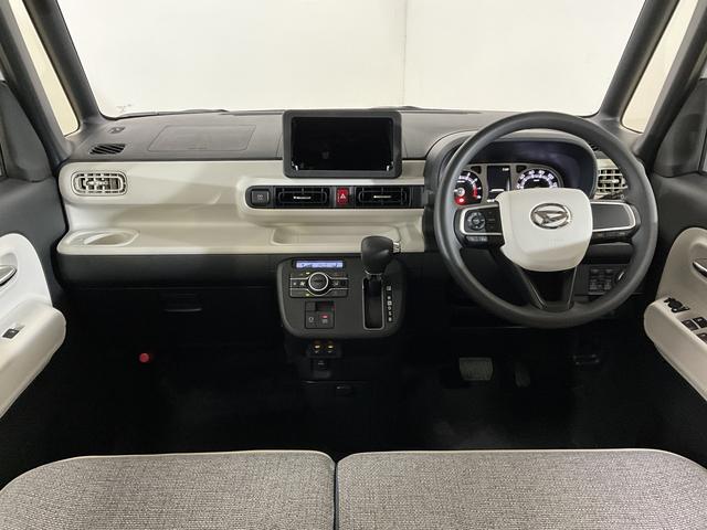 ムーヴキャンバスストライプスＧ　届出済み未使用車　バックカメラ届出済み未使用車　バックカメラ　両側電動スライドドア　前席シートヒーター　前後コーナーセンサー　電子パーキング　オートブレーキホールド　オートマチックハイビーム　ホットカップホルダー（京都府）の中古車