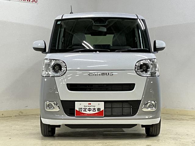 ムーヴキャンバスストライプスＧ　届出済み未使用車　バックカメラ届出済み未使用車　バックカメラ　両側電動スライドドア　前席シートヒーター　前後コーナーセンサー　電子パーキング　オートブレーキホールド　オートマチックハイビーム　ホットカップホルダー（京都府）の中古車