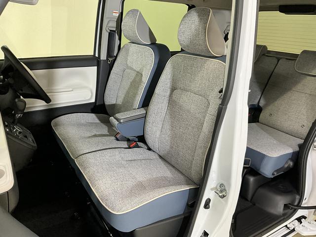 ムーヴキャンバスストライプスＧ　届出済み未使用車　バックカメラ届出済み未使用車　バックカメラ　両側電動スライドドア　前席シートヒーター　前後コーナーセンサー　電子パーキング　オートブレーキホールド　オートマチックハイビーム　ホットカップホルダー（京都府）の中古車