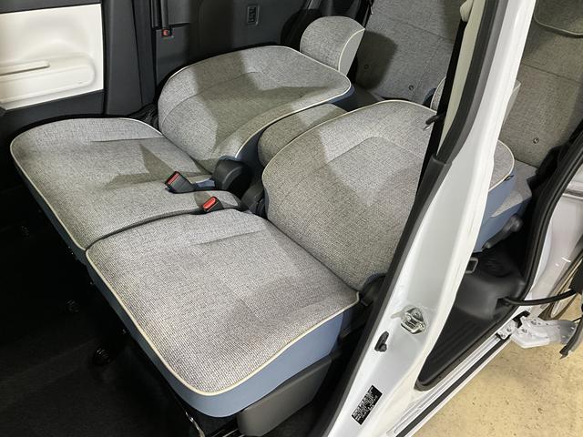 ムーヴキャンバスストライプスＧ　届出済み未使用車　バックカメラ届出済み未使用車　バックカメラ　両側電動スライドドア　前席シートヒーター　前後コーナーセンサー　電子パーキング　オートブレーキホールド　オートマチックハイビーム　ホットカップホルダー（京都府）の中古車