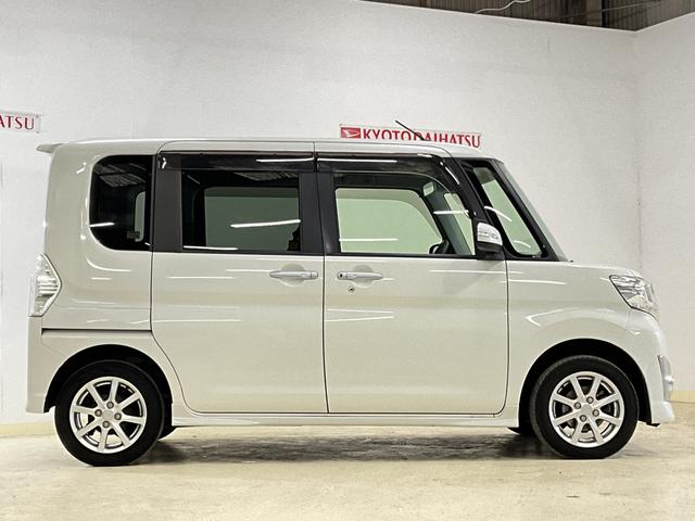 タントカスタムＸ　ＳＡ　ワンオーナー　４ＷＤ　ＣＤオーディオワンオーナー　４ＷＤ　ＣＤオーディオ　片側電動スライドドア　１４インチ純正アルミホイール　ＬＥＤヘッドライト　オートライト　横滑り防止装置　フォグライト　ドアバイザー　スマートキー　プッシュスタート（京都府）の中古車