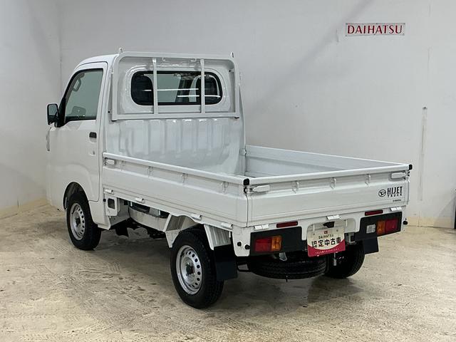 ハイゼットトラックスタンダード　ワンオーナー　４ＷＤ　ＣＶＴ車　ラジオデッキワンオーナー　切替式４ＷＤ　ＣＶＴ車　ラジオデッキ　コーナーセンサー　３方開　オートライト　スペアキー　横滑り防止装置　アイドリングストップ　スマートアシスト　１２Ｖ電源ソケット　マニュアルエアコン（京都府）の中古車