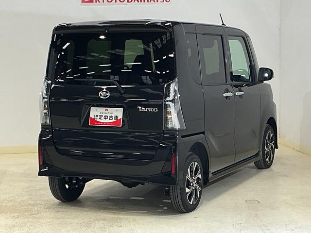 タントカスタムX 4WD バックカメラ 両側電動スライドドア4WD バックカメラ 両側電動スライドドア 前後コーナーセンサー 前席シートヒーター 14インチ純正アルミホイール オートマチックハイビーム 電子パーキング オートブレーキホールド スペアキー有(京都府)の中古車