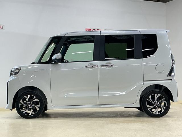 タントカスタムＸ　４ＷＤ　バックカメラ　シートヒーター　両側電動４ＷＤ　バックカメラ　両側電動スライドドア　前後コーナーセンサー　前席シートヒーター　１４インチ純正アルミホイール　オートマチックハイビーム　ＵＳＢチャージャー　アイドリングストップ　スペアキー有り（京都府）の中古車