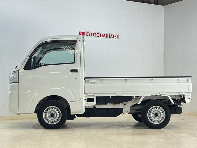 ハイゼットトラックスタンダード　ワンオーナー　５速ＭＴ　ラジオデッキ　ＥＴＣワンオーナー　５速ＭＴ　ラジオデッキ　ＥＴＣ　ドライブレコーダー　３方開　キーレスエントリー　ドアバイザー　マニュアルエアコン　ヘッドライトレべライザー　ラバーマット　スペアタイヤ　１２Ｖ電源ソケット（京都府）の中古車