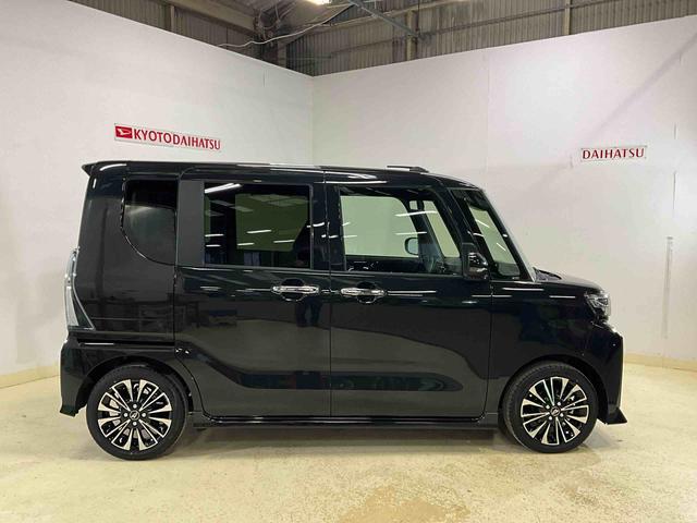 タントカスタムＲＳ　ターボ　ＥＴＣ　スマートアシストターボ　スマートアシスト　アダプティブクルーズコントロール　両側リヤパワースライドドア　プッシュボタンエンジンスタート　ＬＥＤヘッドライト　オートエアコン　オートライト　シートヒーター　バックカメラ（京都府）の中古車