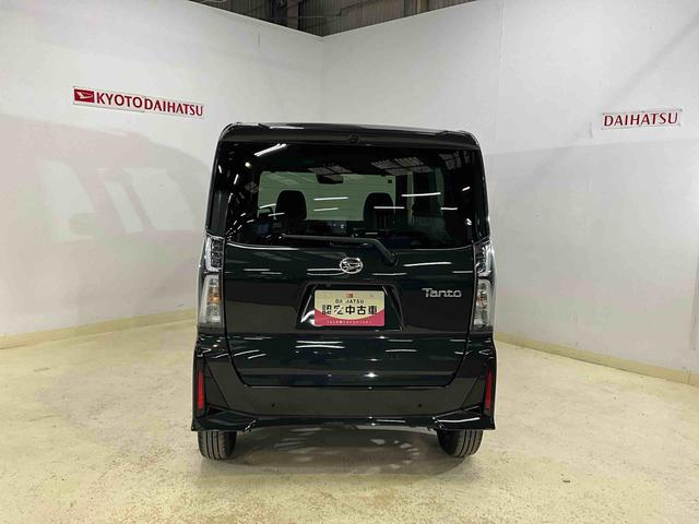 タントカスタムＲＳ　ターボ　ＥＴＣ　スマートアシストターボ　スマートアシスト　アダプティブクルーズコントロール　両側リヤパワースライドドア　プッシュボタンエンジンスタート　ＬＥＤヘッドライト　オートエアコン　オートライト　シートヒーター　バックカメラ（京都府）の中古車