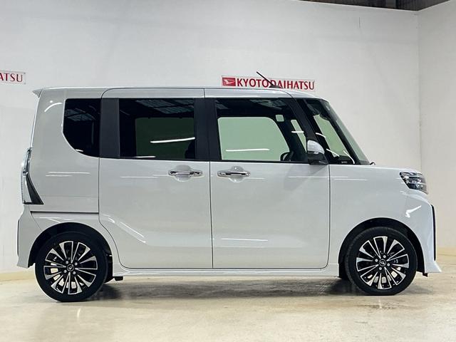 タントカスタムＲＳバックカメラ対応　ＬＥＤヘッドランプ　プッシュボタンスタート　キーフリー　アイドリングストップ　両側電動スライドドア　ベンチシート　シートヒーター　オートライト　オートエアコン　ターボエンジン　ＡＢＳ（京都府）の中古車