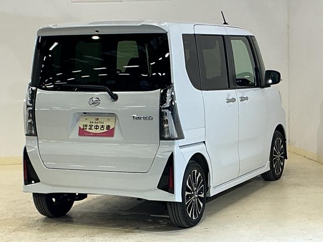 タントカスタムＲＳバックカメラ対応　ＬＥＤヘッドランプ　プッシュボタンスタート　キーフリー　アイドリングストップ　両側電動スライドドア　ベンチシート　シートヒーター　オートライト　オートエアコン　ターボエンジン　ＡＢＳ（京都府）の中古車