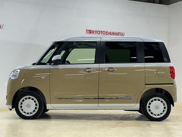 ムーヴキャンバスストライプスＧ　４ＷＤ　バックカメラ　両側電動スライドドア４ＷＤ　バックカメラ　両側電動スライドドア　前席シートヒーター　前後コーナーセンサー　電子パーキング　オートブレーキホールド　オートマチックハイビーム　ホッとカップホルダー　ＵＳＢチャージャー（京都府）の中古車