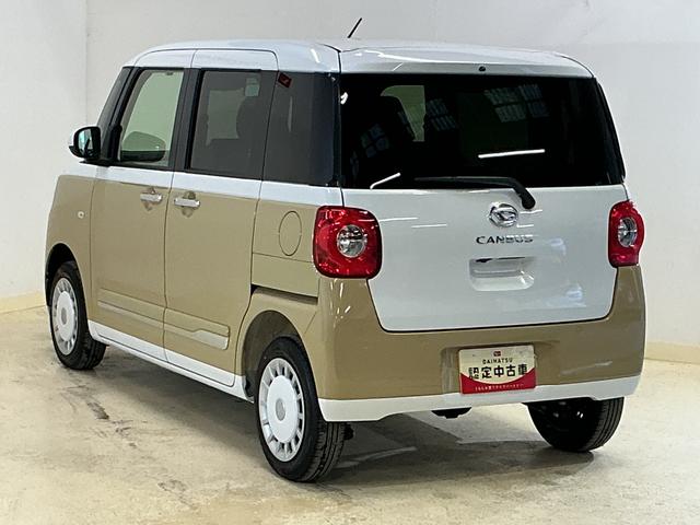 ムーヴキャンバスストライプスＧ　４ＷＤ　バックカメラ　両側電動スライドドア４ＷＤ　バックカメラ　両側電動スライドドア　前席シートヒーター　前後コーナーセンサー　電子パーキング　オートブレーキホールド　オートマチックハイビーム　ホッとカップホルダー　ＵＳＢチャージャー（京都府）の中古車