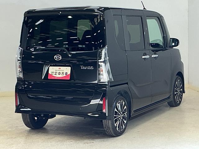 タントカスタムＲＳ　ターボ　バックカメラ　両側電動スライドドアターボ　バックカメラ　両側電動スライドドア　前席シートヒーター　前後コーナーセンサー　電子パーキング　オートブレーキホールド　オートマチックハイビーム　１５インチ純正アルミホイール　ＵＳＢチャージャー（京都府）の中古車