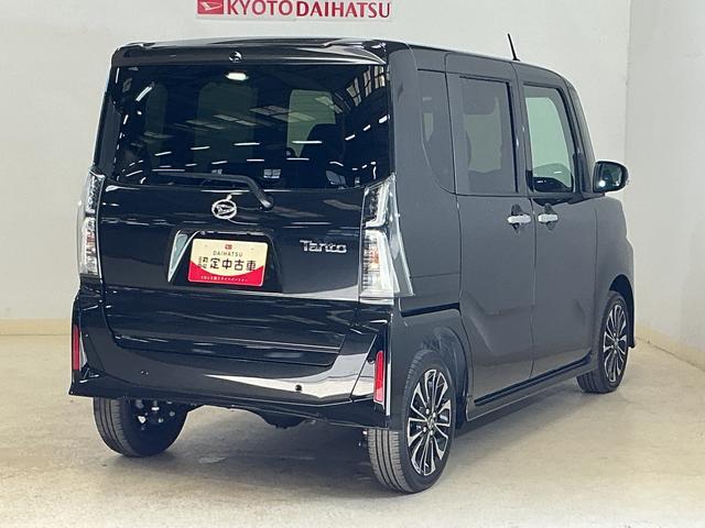 タントカスタムＲＳ　４ＷＤ　ターボ　ＥＴＣ　バックカメラ４ＷＤ　ターボ　ＥＴＣ　バックカメラ　両側電動スライドドア　アダプティブクルーズコントロール　コーナーセンサー　前席シートヒーター　電子パーキング　オートマチックハイビーム　オートブレーキホールド（京都府）の中古車