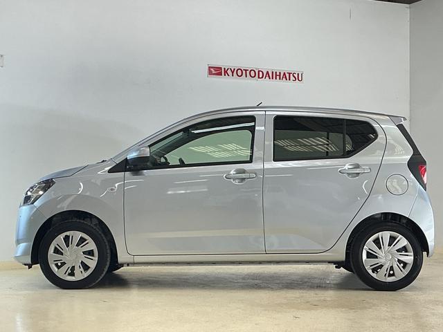 ミライースＸ　ＳＡIII　コーナーセンサー　オートマチックハイビーム前後コーナーセンサー　オートマチックハイビーム　ＬＥＤヘッドライト　オートライト　キーレスエントリー　横滑り防止装置　アイドリングストップ　スペアキー有り　盗難防止装置　スマアシ　マニュアルエアコン（京都府）の中古車