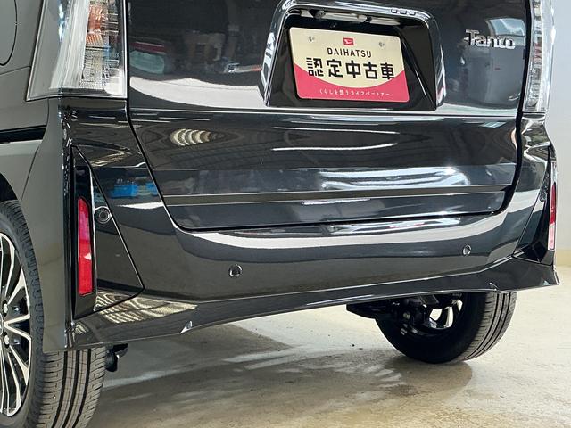 タントカスタムＲＳ　届出済み未使用車　ターボ　パノラマモニター届出済み未使用車　ターボ　パノラマモニター　両側電動スライドドア　コーナーセンサー　前席シートヒーター　電子パーキング　オートブレーキホールド　オートマチックハイビーム　１５インチ純正アルミホイール（京都府）の中古車