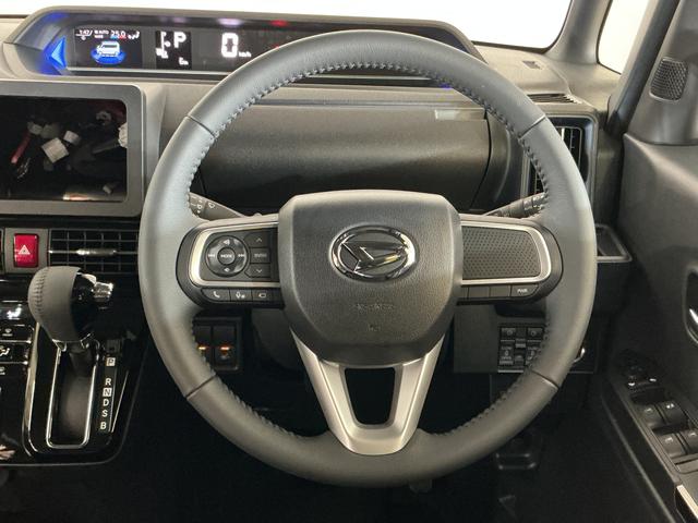 タントカスタムＲＳ　届出済み未使用車　ターボ　パノラマモニター届出済み未使用車　ターボ　パノラマモニター　両側電動スライドドア　コーナーセンサー　前席シートヒーター　電子パーキング　オートブレーキホールド　オートマチックハイビーム　１５インチ純正アルミホイール（京都府）の中古車