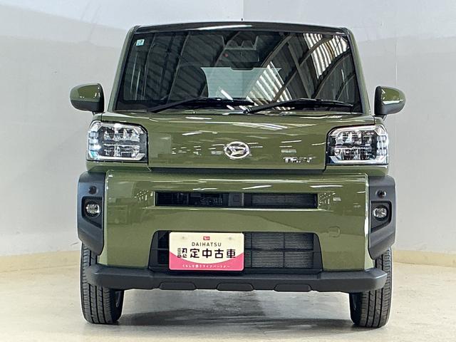 タフトＧ　バックカメラ　シートヒーター　コーナーセンサー　スマアシバックカメラ　アダプティブクルーズコントロール　コーナーセンサー　シートヒーター　スカイフィールトップ　電子パーキング　オートマチックハイビーム　オートブレーキホールド　１５インチ純正アルミホイール（京都府）の中古車