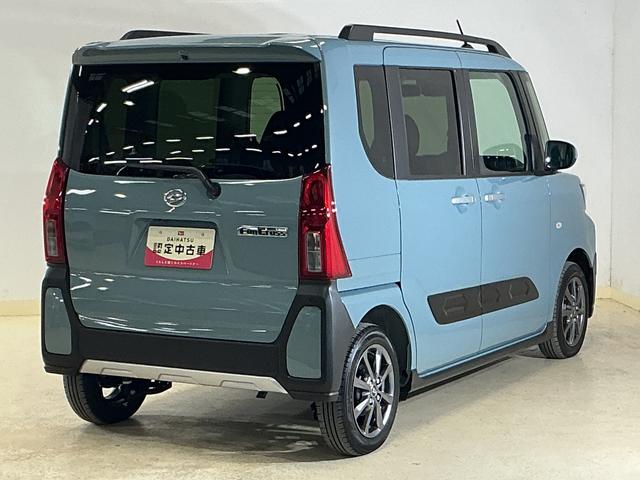 タントファンクロス バックカメラ 両側電動スライド シートヒーターバックカメラ 両側電動スライドドア 前席シートヒーター 前後コーナーセンサー 電子パーキング オートブレーキホールド オートマチックハイビーム 14インチ純正アルミホイール USBチャージャー(京都府)の中古車