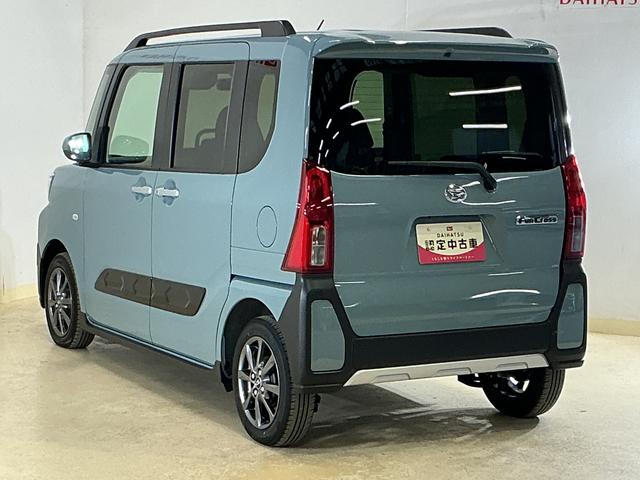 タントファンクロス バックカメラ 両側電動スライド シートヒーターバックカメラ 両側電動スライドドア 前席シートヒーター 前後コーナーセンサー 電子パーキング オートブレーキホールド オートマチックハイビーム 14インチ純正アルミホイール USBチャージャー(京都府)の中古車