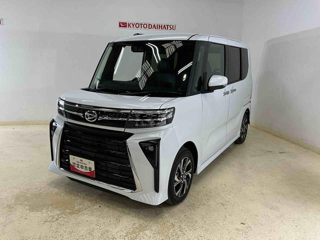 タントカスタムＸ衝突被害軽減ブレーキシステム　両側電動スライドドア　ディスプレイオーディオ　オートエアコン　運転席助手席カーテンシールドエアバック　キーフリーシステム　プッシュボタンスタート　アルミホイール　ＡＢＳ（京都府）の中古車