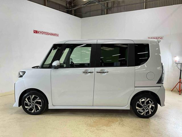 タントカスタムＸ衝突被害軽減ブレーキシステム　両側電動スライドドア　ディスプレイオーディオ　オートエアコン　運転席助手席カーテンシールドエアバック　キーフリーシステム　プッシュボタンスタート　アルミホイール　ＡＢＳ（京都府）の中古車