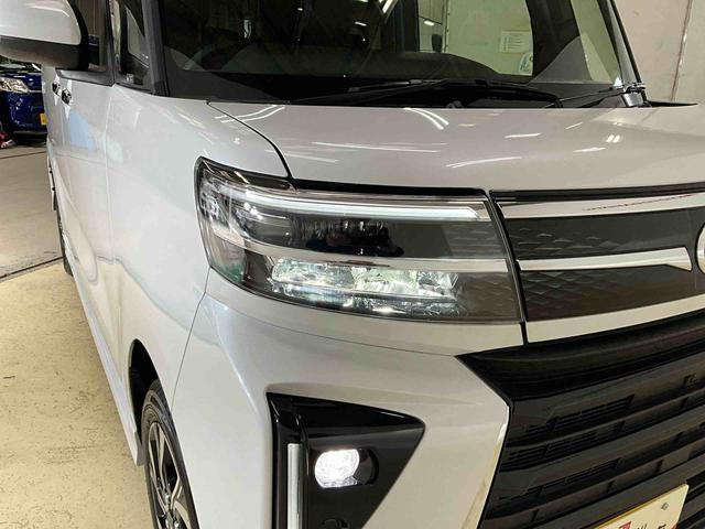 タントカスタムＸ衝突被害軽減ブレーキシステム　両側電動スライドドア　ディスプレイオーディオ　オートエアコン　運転席助手席カーテンシールドエアバック　キーフリーシステム　プッシュボタンスタート　アルミホイール　ＡＢＳ（京都府）の中古車