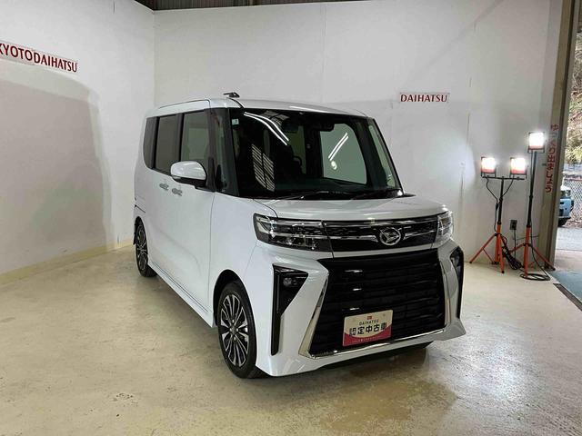 タントカスタムＲＳ　ディスプレイオーディオ　バックカメラ　ターボスマートアシスト　ディスプレイオーディオ　バックカメラ　フルセグチューナー　ターボ　プッシュボタンエンジンスタート　両側リヤパワースライドドア　ブルートゥース対応　アダプティブクルースコントロール（京都府）の中古車