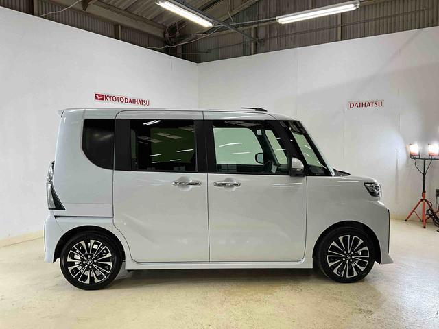 タントカスタムＲＳ　ディスプレイオーディオ　バックカメラ　ターボスマートアシスト　ディスプレイオーディオ　バックカメラ　フルセグチューナー　ターボ　プッシュボタンエンジンスタート　両側リヤパワースライドドア　ブルートゥース対応　アダプティブクルースコントロール（京都府）の中古車