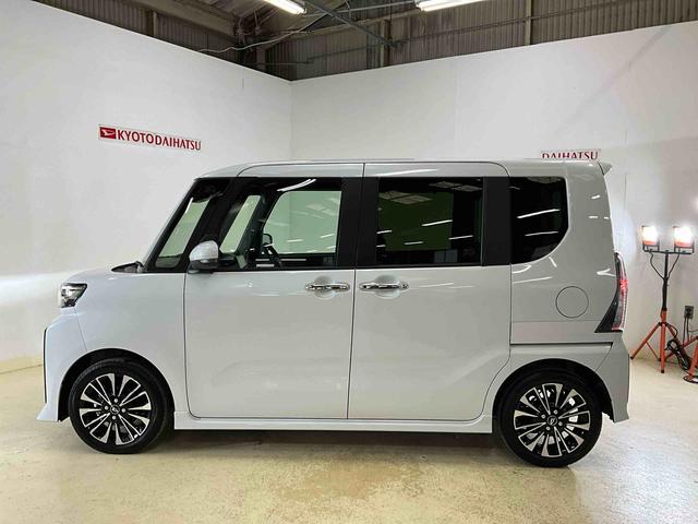 タントカスタムＲＳ　ディスプレイオーディオ　バックカメラ　ターボスマートアシスト　ディスプレイオーディオ　バックカメラ　フルセグチューナー　ターボ　プッシュボタンエンジンスタート　両側リヤパワースライドドア　ブルートゥース対応　アダプティブクルースコントロール（京都府）の中古車