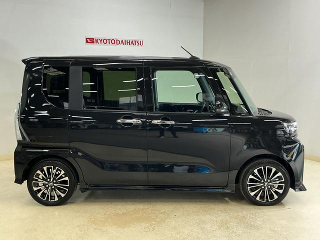 タントカスタムRS 届出済み未使用車 ターボ パノラマモニター届出済み未使用車 ターボ パノラマモニター 両側電動スライドドア 前後コーナーセンサー 前席シートヒーター 電子パーキング オートマチックハイビーム オートブレーキホールド オートライト スマートキー(京都府)の中古車