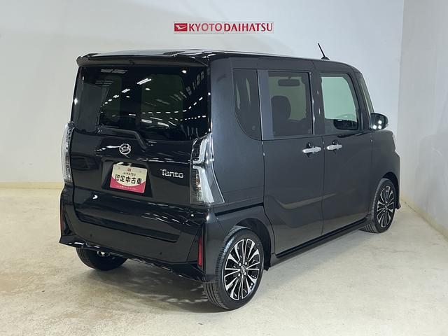 タントカスタムRS 届出済み未使用車 ターボ パノラマモニター届出済み未使用車 ターボ パノラマモニター 両側電動スライドドア 前後コーナーセンサー 前席シートヒーター 電子パーキング オートマチックハイビーム オートブレーキホールド オートライト スマートキー(京都府)の中古車