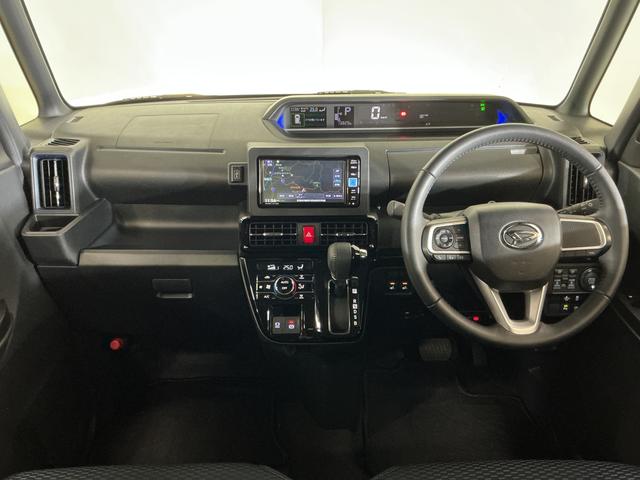 タントカスタムＲＳ　レンタカーアップ　ターボ　パノラマモニターレンタカーアップ　ターボ　ナビ　パノラマモニター　ドライブレコーダー　ＥＴＣ　両側電動スライド　前後コーナーセンサー　シートヒーター　電子パーキング　オートブレーキホールド　オートマチックハイビーム（京都府）の中古車