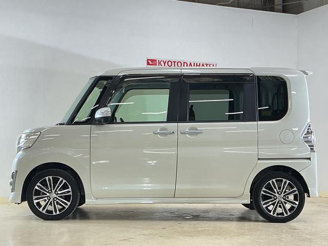 タントカスタムＲＳ　ＳＡ　ワンオーナー　ターボ　ナビ　後席モニターワンオーナー　ターボ　ナビＴＶ　バックカメラ　ＥＴＣ　フリップダウンモニター　両側電動スライドドア　１５インチ純正アルミホイール　Ｂｌｕｅｔｏｏｔｈ　ＵＳＢ接続　ＤＶＤ再生　ＬＥＤヘッドライト（京都府）の中古車