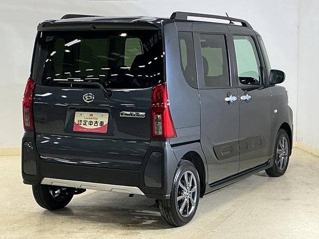 タントファンクロス　バックカメラ　両側電動スライド　シートヒーターバックカメラ　両側電動スライドドア　前後コーナーセンサー　前席シートヒーター　電子パーキング　オートマチックハイビーム　オートブレーキホールド　１４インチ純正アルミホイール　ＬＥＤヘッドライト（京都府）の中古車