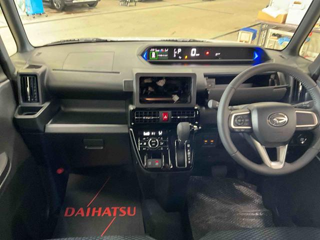 タントカスタムＲＳ　４ＷＤ　ターボワンオーナー　衝突軽減ブレーキ　認定中古車　４ＷＤ　両側電動スライドドア　電動パーキングブレーキ　オートブレーキホールド機能　運転席助手席シートヒーター　ターボ　　オートライト　オーディオレス車（京都府）の中古車