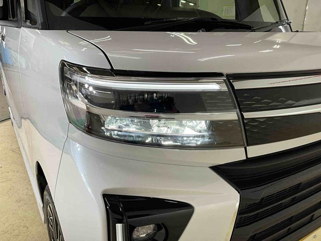 タントカスタムＲＳ　４ＷＤ　ターボワンオーナー　衝突軽減ブレーキ　認定中古車　４ＷＤ　両側電動スライドドア　電動パーキングブレーキ　オートブレーキホールド機能　運転席助手席シートヒーター　ターボ　　オートライト　オーディオレス車（京都府）の中古車