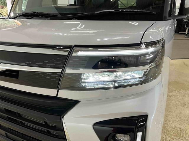 タントカスタムＲＳ　４ＷＤ　ターボワンオーナー　衝突軽減ブレーキ　認定中古車　４ＷＤ　両側電動スライドドア　電動パーキングブレーキ　オートブレーキホールド機能　運転席助手席シートヒーター　ターボ　　オートライト　オーディオレス車（京都府）の中古車